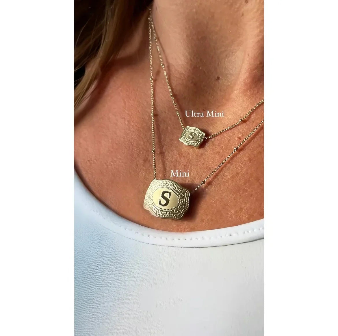 Mini Belt Buckle Necklace