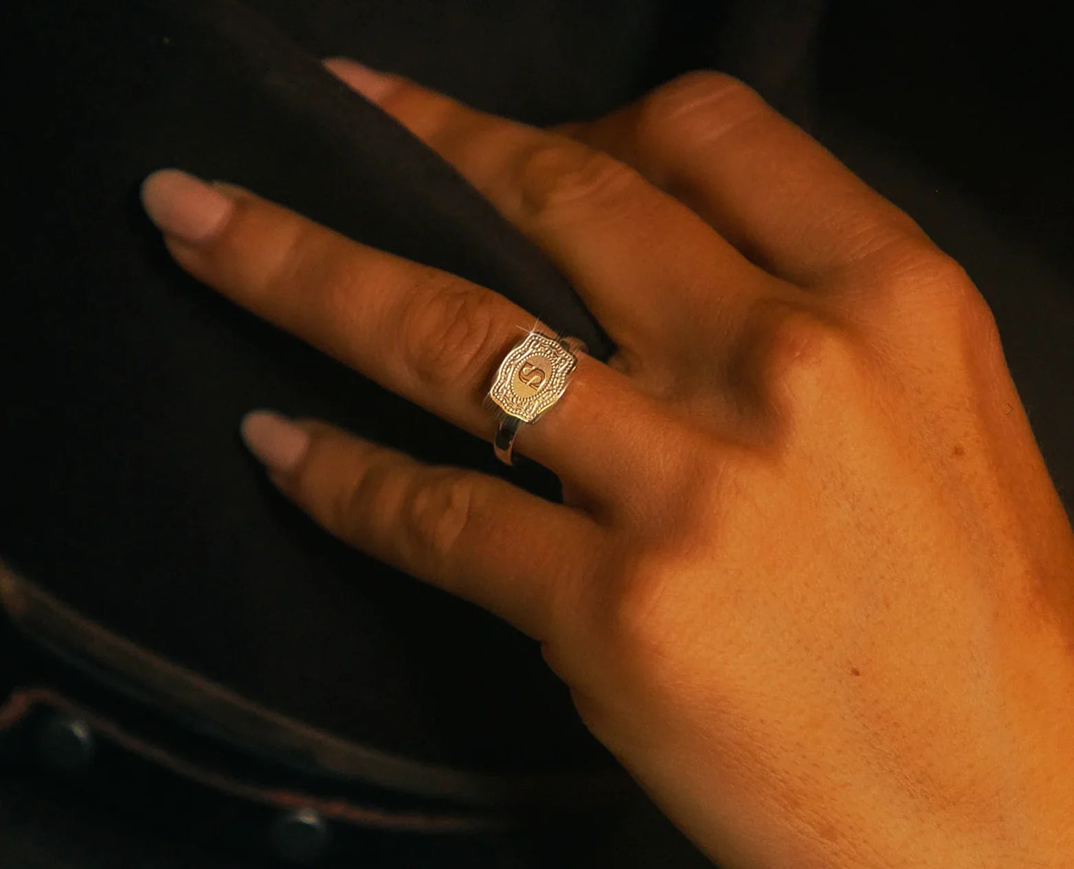 Mini Belt Buckle Ring
